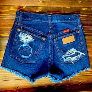 Custom wrangler shorts